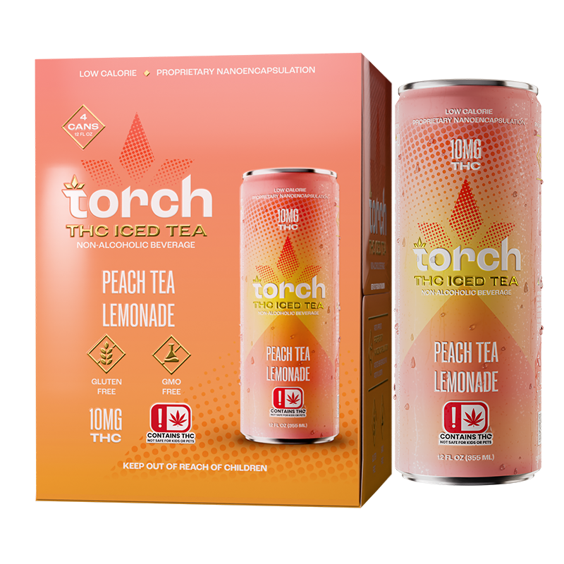 Peach Tea Lemonade D9 THC Iced Tea